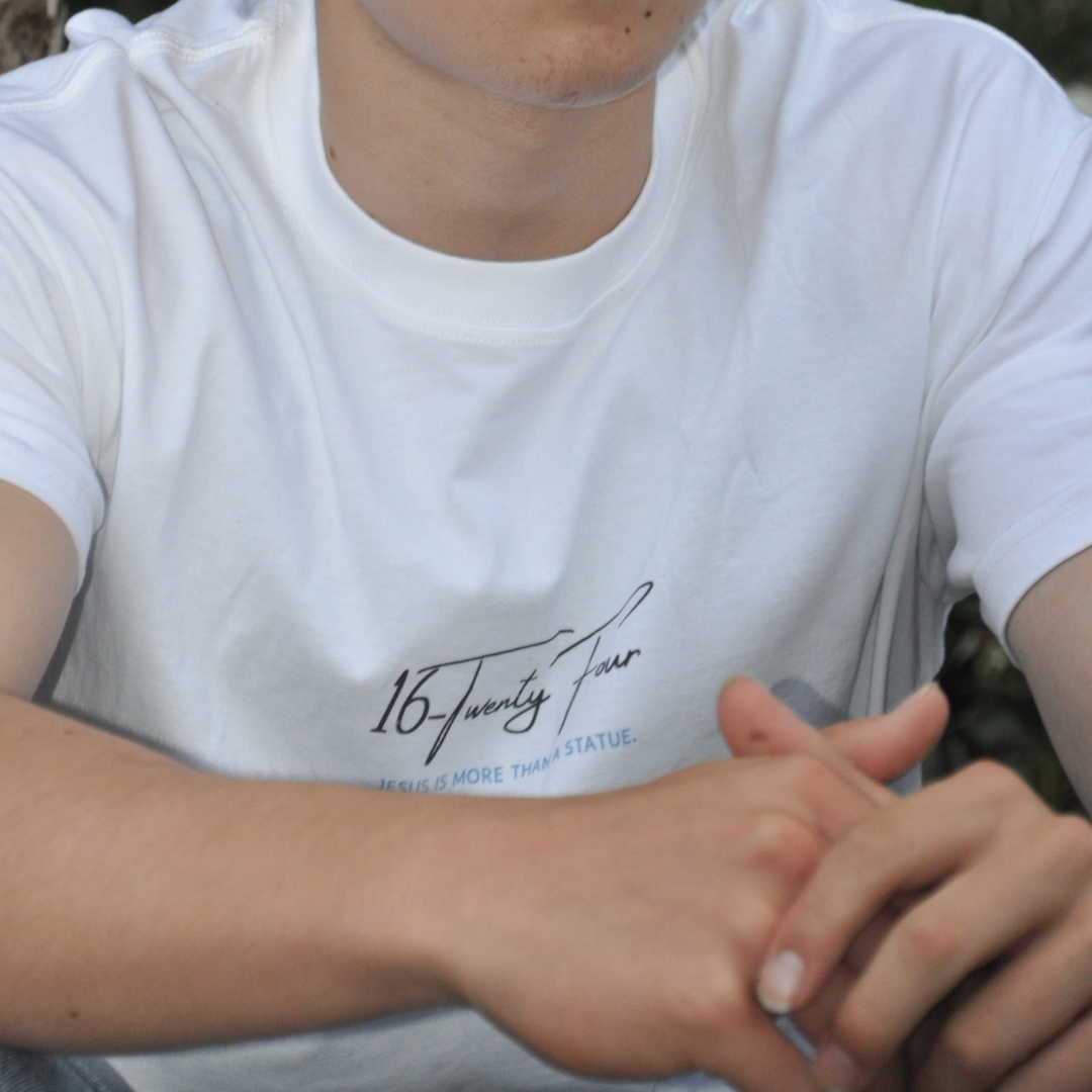 'Jesus Is More Than A Statue' White Unisex T-shirt
