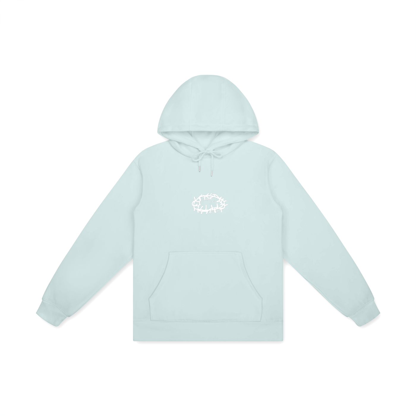 'Leave it in God's hands' Light Blue Unisex Hoodie