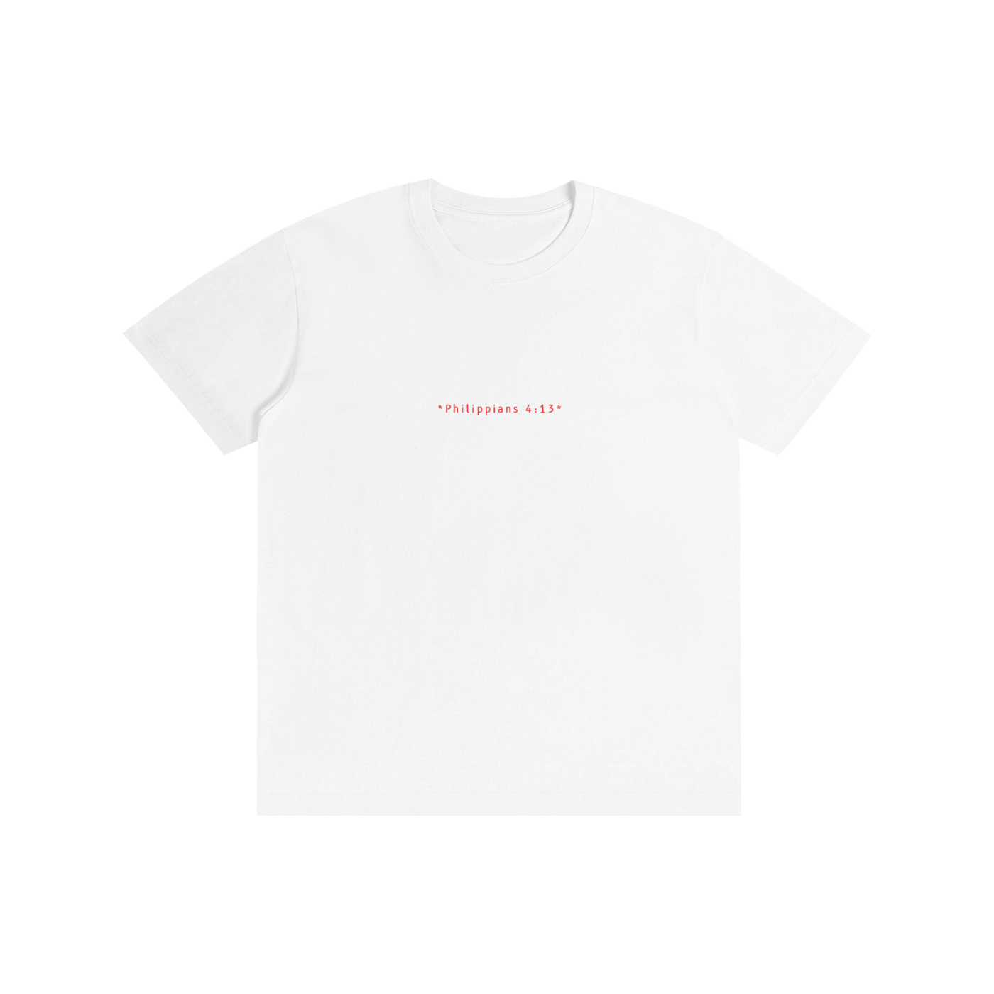 'I Can't. Jesus Can. ' White Unisex T-shirt