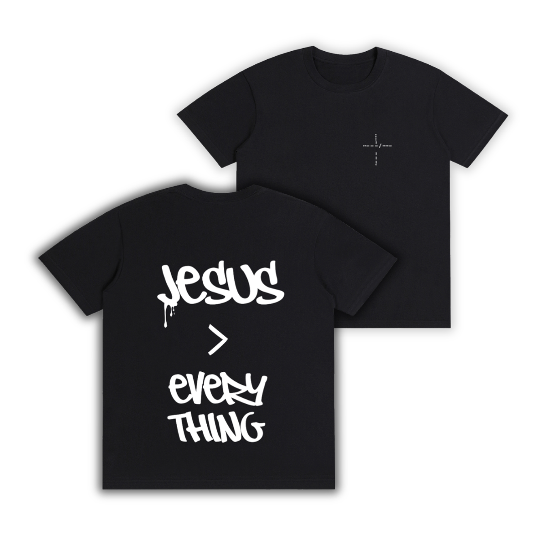 Jesus  > Everything Black Unisex T-shirt