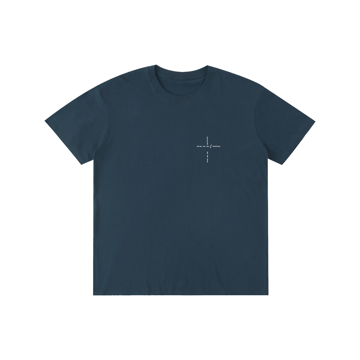 'Ask Me About Jesus' Navy Blue Unisex T-shirt