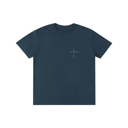 'Ask Me About Jesus' Navy Blue Unisex T-shirt