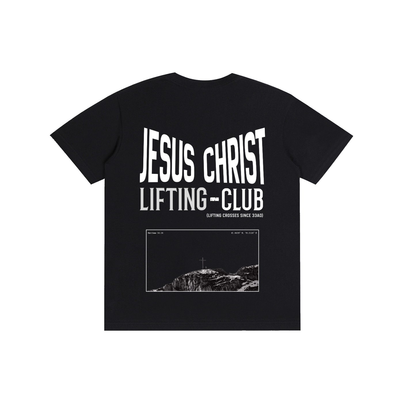'Jesus Lifting Club' Black Unisex T-shirts