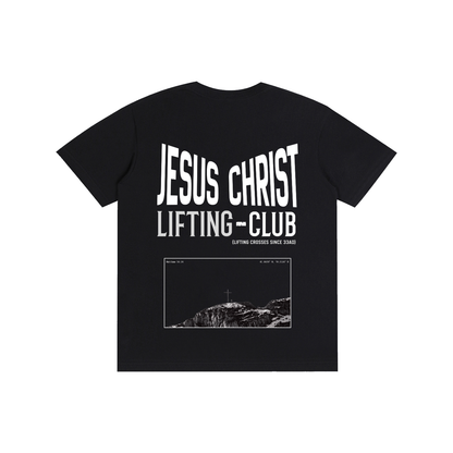 'Jesus Lifting Club' Black Unisex T-shirts
