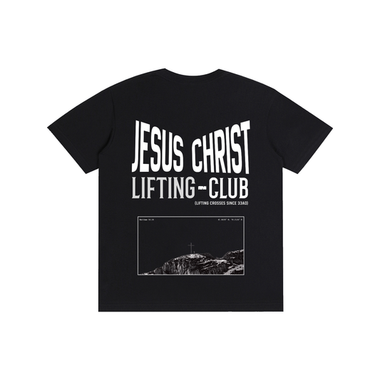 'Jesus Lifting Club' Black Unisex T-shirts